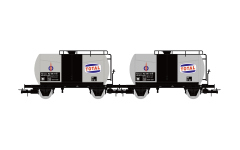 Rivarossi HR6565 - H0 - 2-tlg. Set Kesselwagen Total, FS, Ep. III